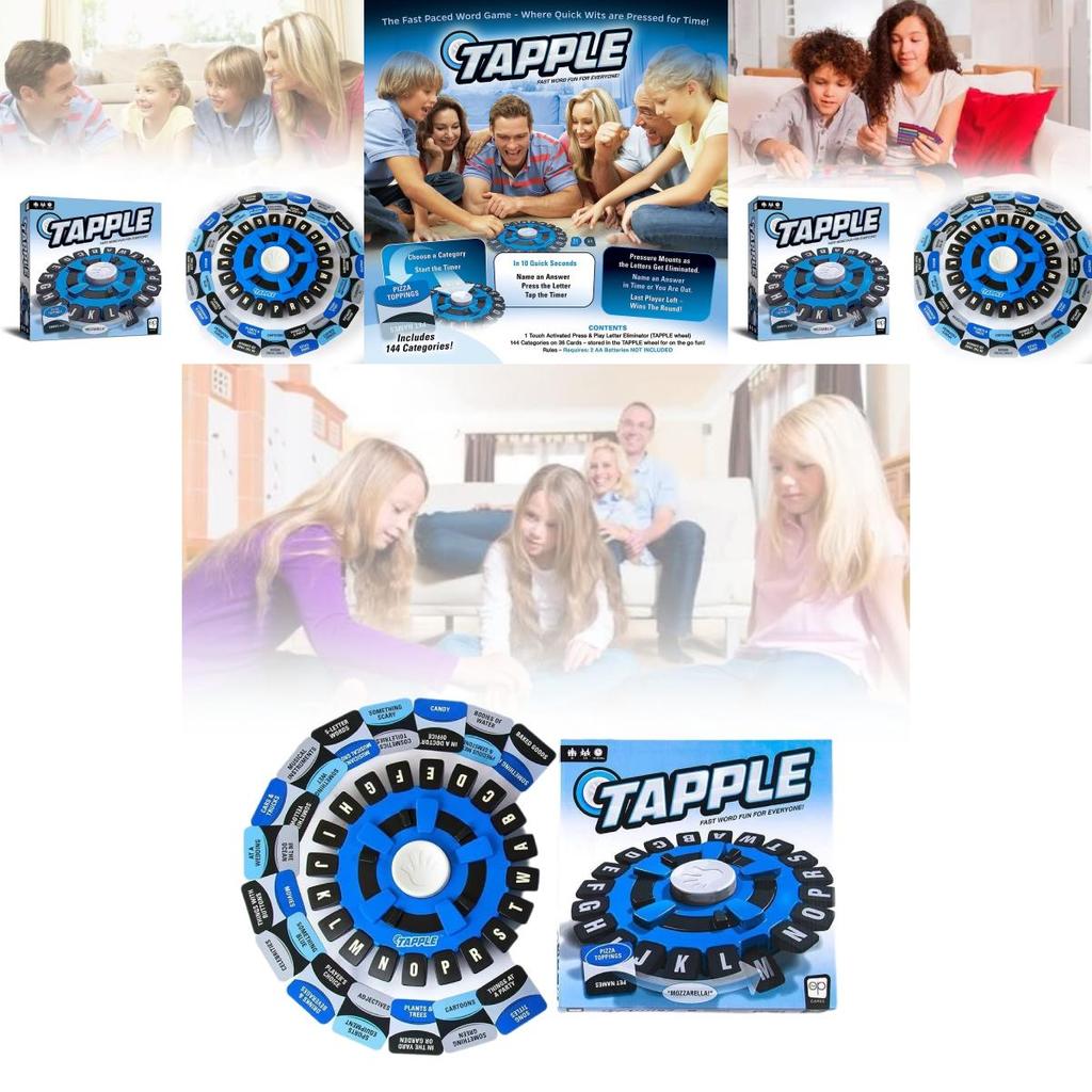Tapple Tower Динамичная Семейная Настольная Игра Красочная Обучающая Игрушка Для Всех Возрастов