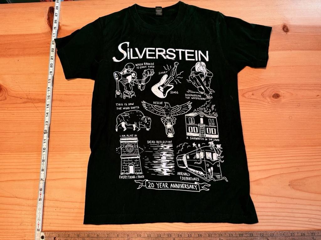 Винтажная футболка Silverstein к 20-летию Все размеры от S до 5XL 2F918