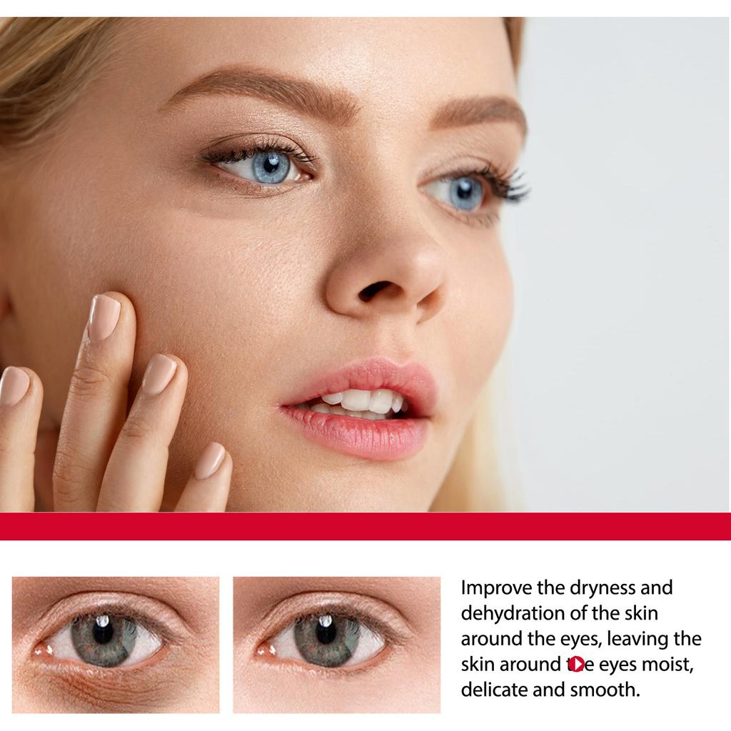 EELHOE Retinol Remove Dark Circles Eye Serum Eye Bags Lift Firm Brightening Eye Cream Hyaluronic Acid Anti-Wrinkle Massage Eyes Care