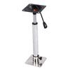 Boat Seat Pedestal Adjustable 21.65in to 29.53in Riser Base Stainless Steel Removable Boat Post Base Kit
