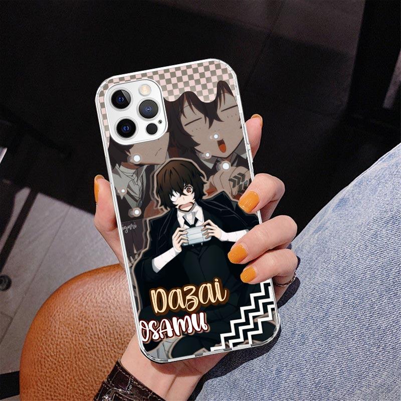 Плакат Bungo Stray Dogs Чехол для телефона с аниме для iPhone 17 Air 16 Pro Max 16E 15 + 14 Plus 11 12 13 Mini 7 8 SE Подарок Печатная обложка Веселый