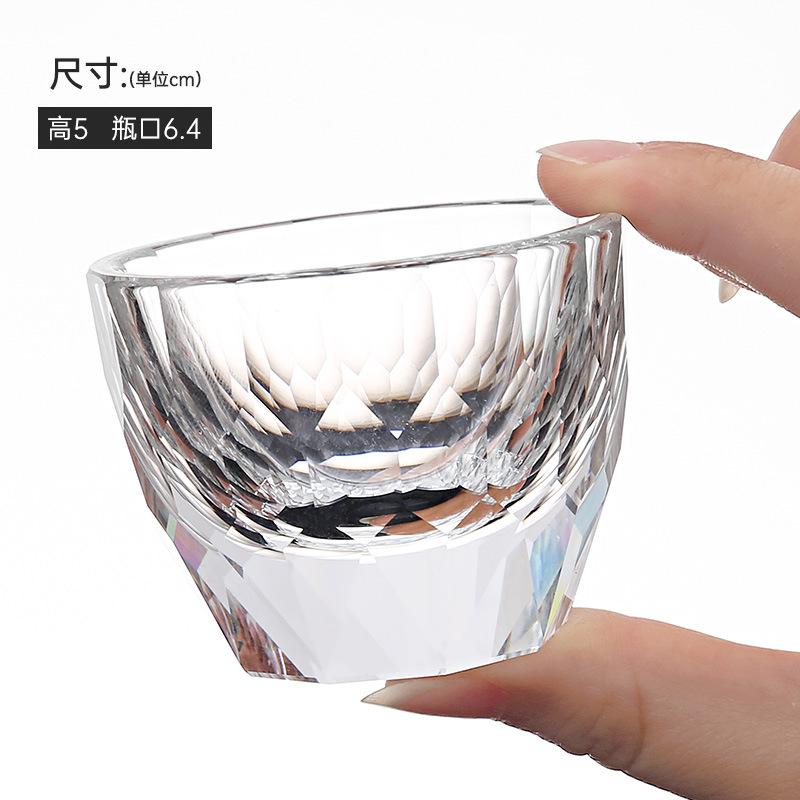 European Style Glass SGlass Star Diamond White Wine Glass Home Use Cup Glass Cup SGlass Bar Barware Supplies