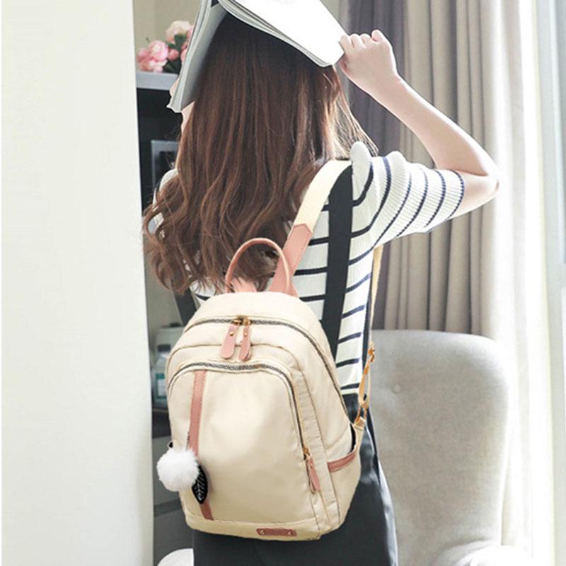 2020 новый рюкзак из ткани Оксфорд, женский модный повседневный водонепроницаемый дорожный рюкзак контрастного цвета, школьная сумка для студентов