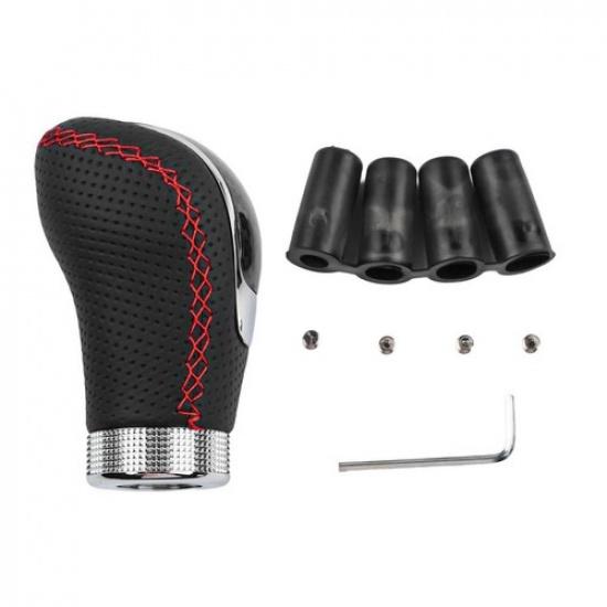5 Speed Shift Knob with Multi Size Adapters for Manual Transmission Cars