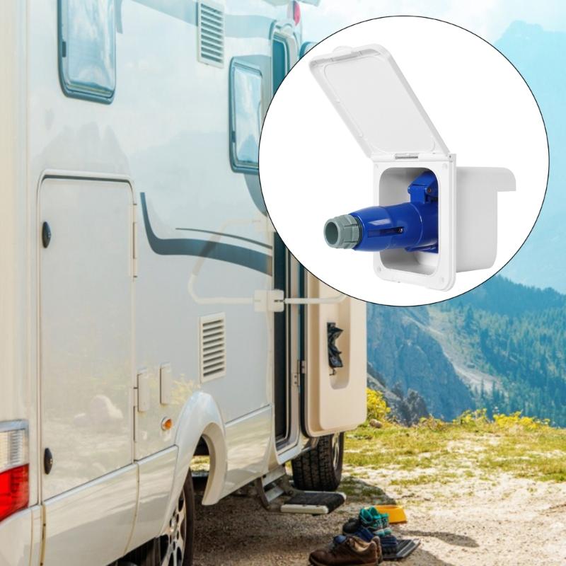 Адаптер питания для генератора автодома 16А 3-контактный 220-250В Встраиваемая розетка для подключения