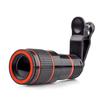 20X Long Focus Mobile Phone Lens 8x 12x HD Zoom Monocular Phone Camera Len External Clip Phone Telescope Lens for iPhone Android