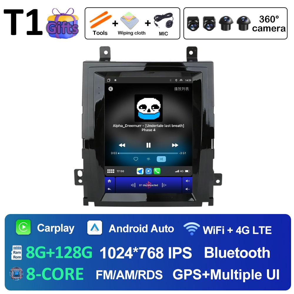 Для Cadillac Escalade 2007 2008 2009 2010 2011 2012 2013 Android Auto Беспроводной Carplay 9,7 дюймовый Сенсорный экран WIFI Аксессуары 4G