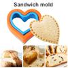 Форма для сэндвичей в форме милого сердца, звезды, круглого динозавра, для выпечки печенья, инструмента для резки тостов, запечатывания арахиса/масла/желе