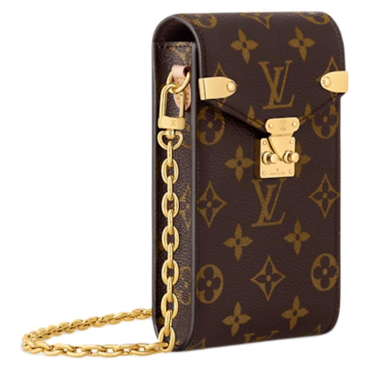 Louis Vuitton Чехол для телефона MéTis Коричневый Канвас с монограммой Женские сумки M13572