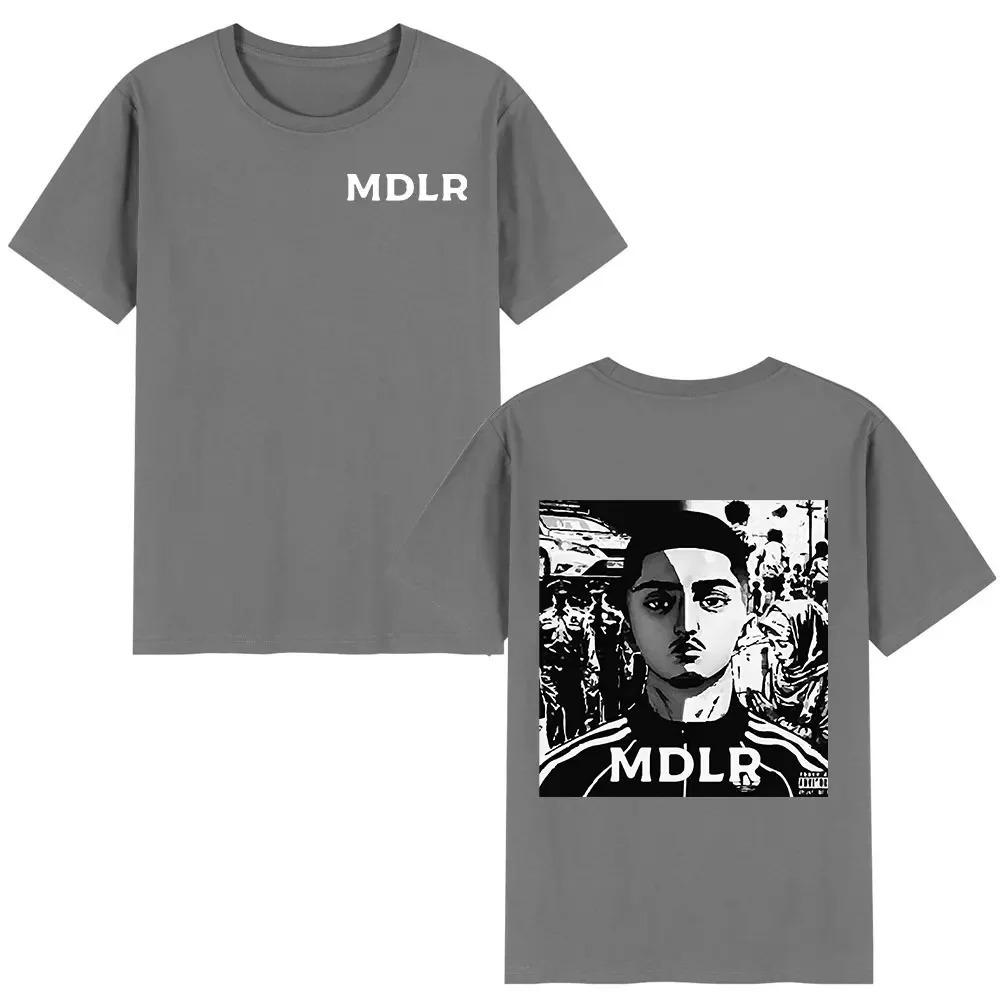 Rapper Morad MDLR Graphic Print T Shirt Fashion Hip Hop Street Short Sleeve Tshirts 2025 Mens Women High Quality Tee Shirt
