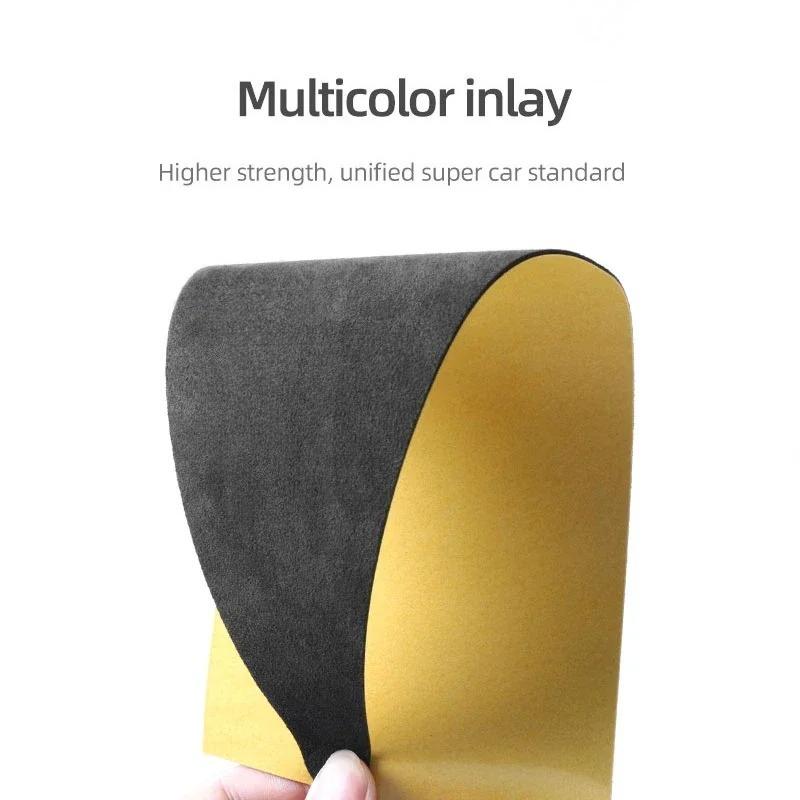 Made of Alcantara For BMW F30 F32 F33 F34 3 4 Series Dashboard Instrument Panel Trim Cover Sticker Car Interior Accessories