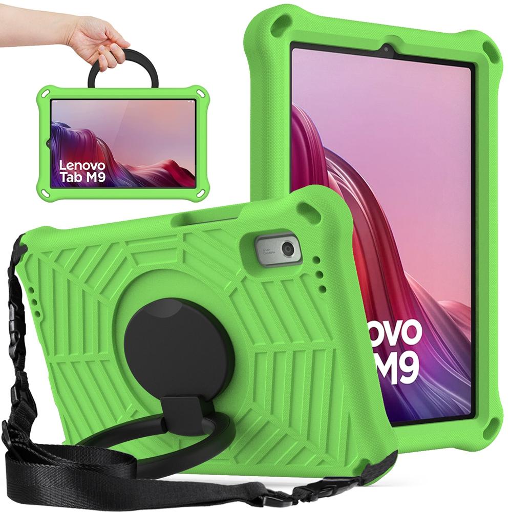 For Lenovo Tab M9 2023 9.0 Inch TB-310FU TB-310XU Case EVA Kids Safe Pull Ring Shockproof Shoulder Strap Stand Tablet Cover