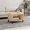 VidaXL Coffee Table Sonoma Oak 60x50x40 Cm Engineered Wood 829263