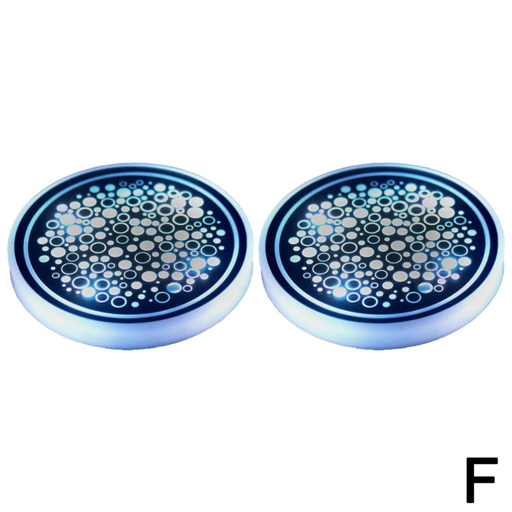 Светодиодный светящийся автомобильный держатель для стакана воды, подстаканники, светодиодные автомобильные подстаканники, перезаряжаемые подсвечивающиеся автомобильные аксессуары для держателей стаканов