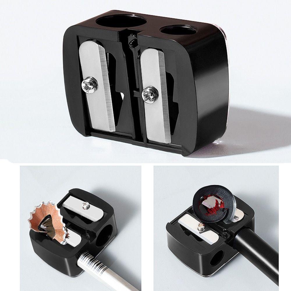 2 шт. пластиковая точилка для карандашей для бровей, классическая заточка, тонкие инструменты, инструмент для макияжа