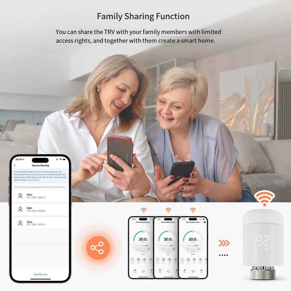 1 шт. Для Zigbee Умный термостат радиатора Программируемый термостат отопления Контроллер температуры Для аксессуаров Tuya Home