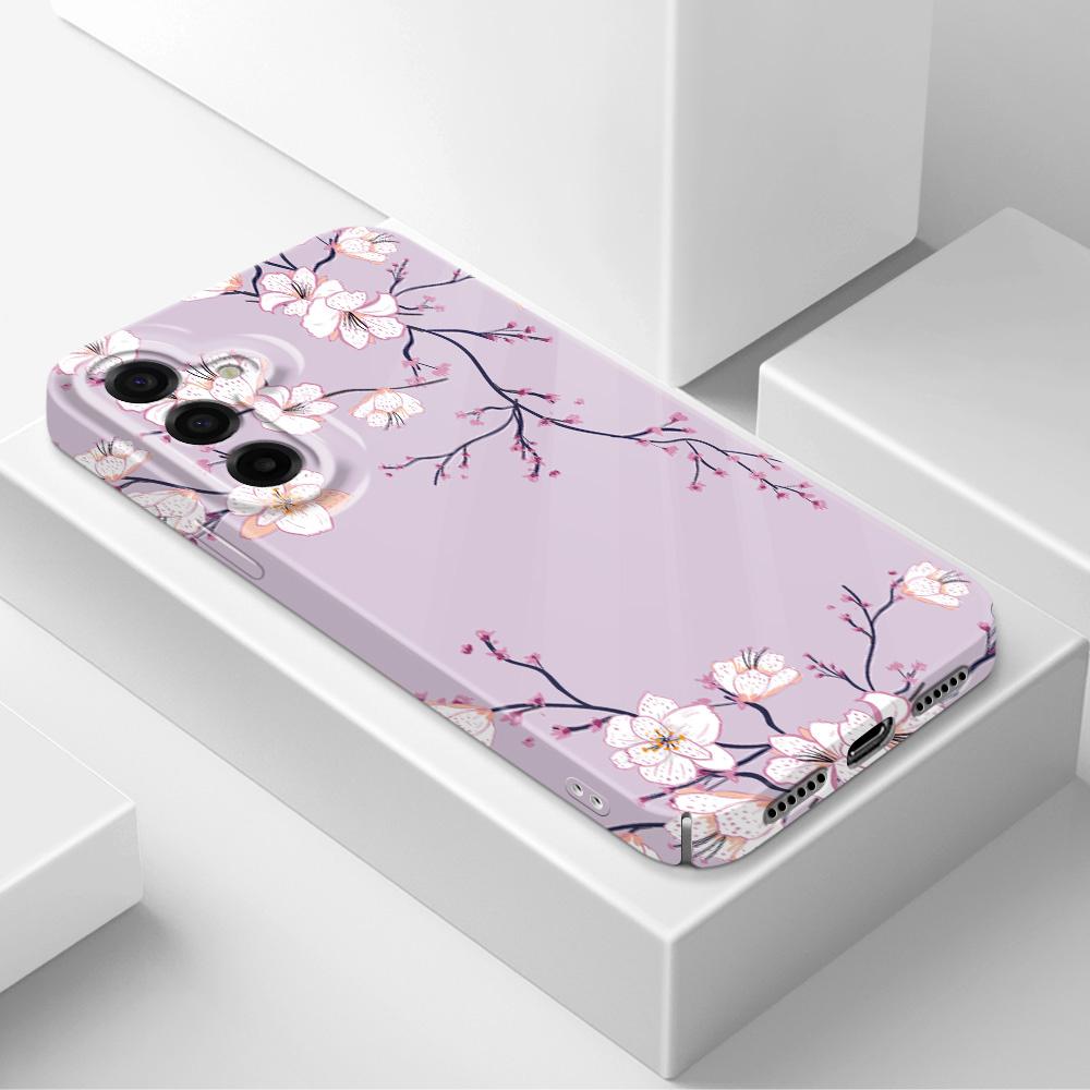 Чехол для телефона 'Опавшие цветы сливы' для Samsung Galaxy A57 A37 A17 A56 A36 A26 A16 A06 A55 A35 A25 A15 A05 4G 5G Пленка Жесткая крышка