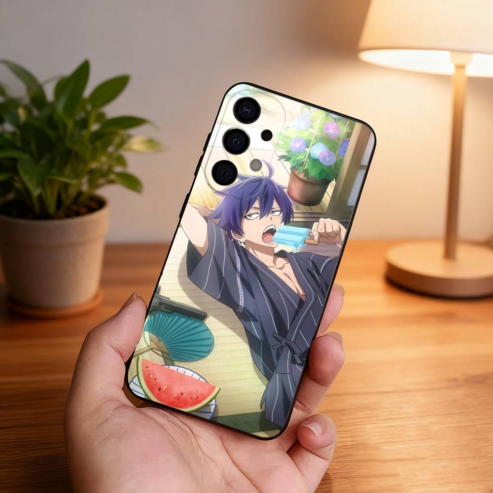 Чехол для телефона Anime T-Tougen AnkiS для Samsung S25, S24, S21, S22, S23, S30, Ultra, S20, Plus, Fe, Lite, 5G Черная крышка