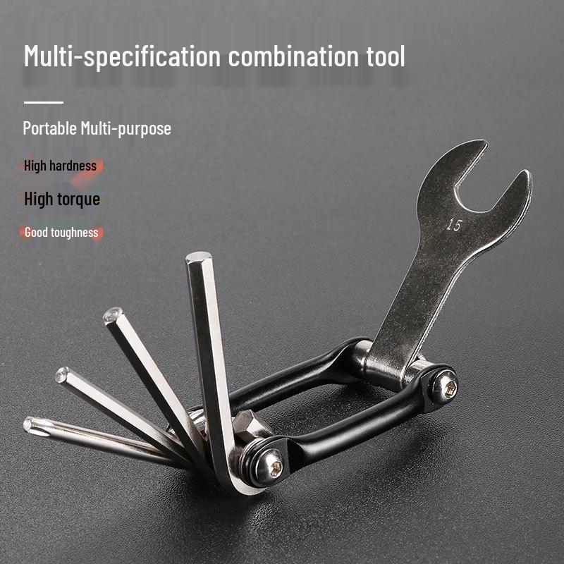 Carbon Steel Multifunctional Bicycle Repair Kit