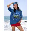 Crying Center Star Tropical Fish Aquarium Washed T-Shirt