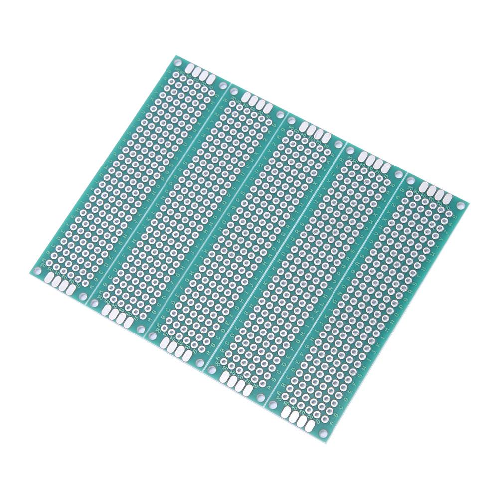 10 шт. 2x8 см двухсторонняя прототипная печатная плата луженая универсальная плата