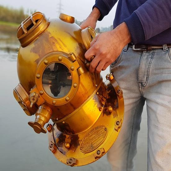 Шлем для подводного плавания 45,72 см Mark V Deep Diving дайверский шлем Sea Nautical Декоративный подарочный