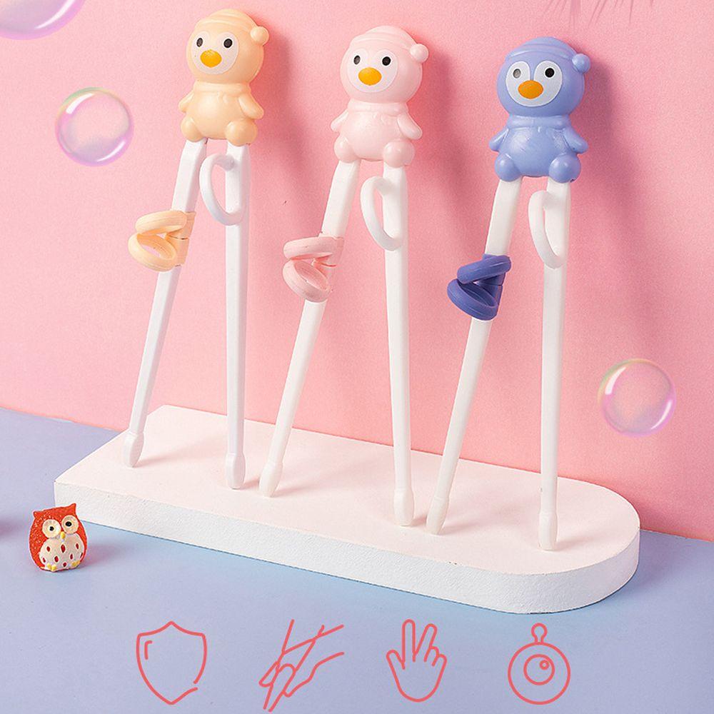 Penguin Shape Toughness Baby Kids Training Eating Helper Learning Chopsticks Beginner Chopsticks