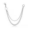 Fashion Punk Hip-hop Waist Chain Simple Pants Layered Accessories Chain Clothing C8O3