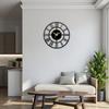 Decorative Metal Wall Clock | Stylish & Fancy Silent Sweep Wall Clock for Living Room, Bedroom & Hall, Antique Designer