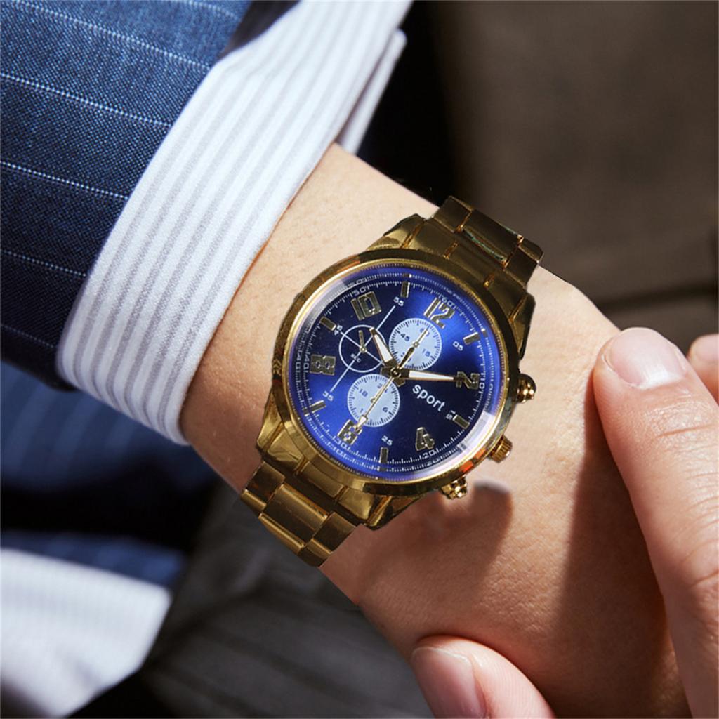 Мужские водонепроницаемые светящиеся наручные часы-будильник для бега