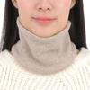 TACHO Cashmere Neck Made In Japan with Premium Inner Mongolian and Suitable for Sensitive Breathable and Solid Perfect Gift for Men and Women Sand