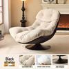 Eggshell Swivel Rocking Chair: Light Luxury Recliner for Living Room or Balcony