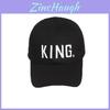 Высококачественная черная кепка-snapback с вневременным хип-хоп принтом букв для пар