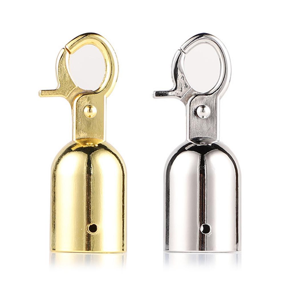 2 шт. прочных наконечников для троса из нержавеющей стали с крючками для крепления пеньков и заборных тросов на открытом воздухе