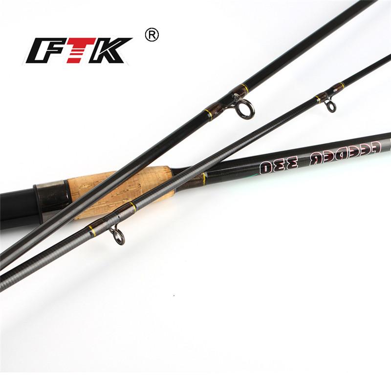 FTK Фидер из высокоуглеродистой приманки 3,3 м 3,6 м 3,9 млмх, вес 60-160 г, удочка с фидером, фидерная удочка