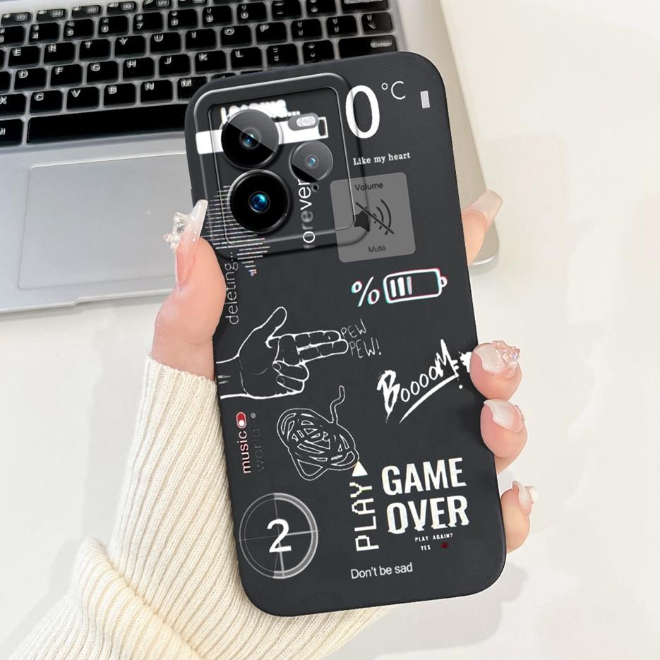 Чехол для Realme GT7 GT 7T 5G RMX5061 Роскошный чехол с художественной росписью Мягкий силиконовый чехол для Realme GT 7 Pro GT7 T RealneGT 7T 5G Fundas