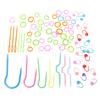 13/20/53 Pcs High Quality Plastic Crochet Hook Knit Yarn Weave Knitting Needle Clip Marker Tool Set