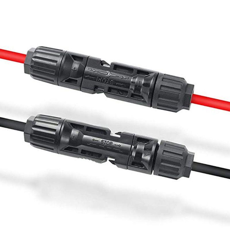DC5521 Разъем для солнечной панели Разъем для солнечного инвертора Солнечный источник питания для постоянного тока 5,5x2,1 мм Кабель-адаптер 0,5 м 14A