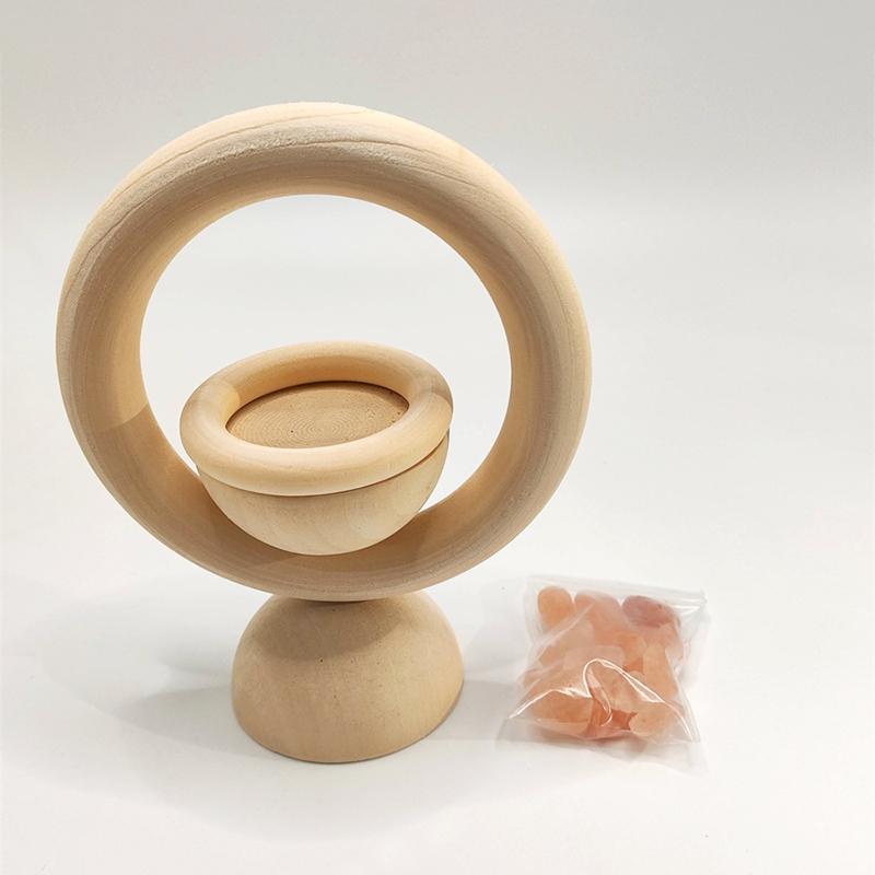 Набор вертикальных диффузоров из дерева, ароматерапия, дерево, бриз, большое деревянное кольцо