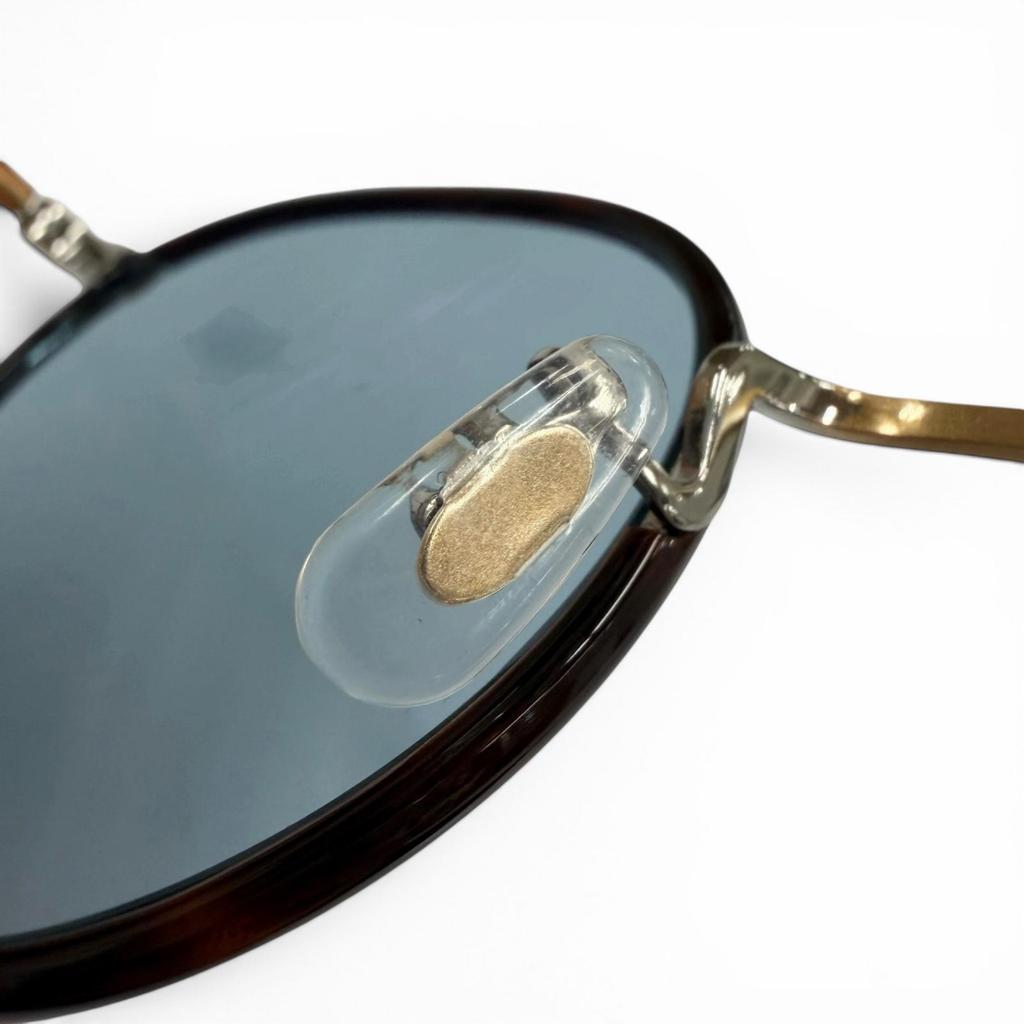 Great GARRETT LEIGHT sunglasses Wilson Tortoiseshell Pattern Clear brown mens Used