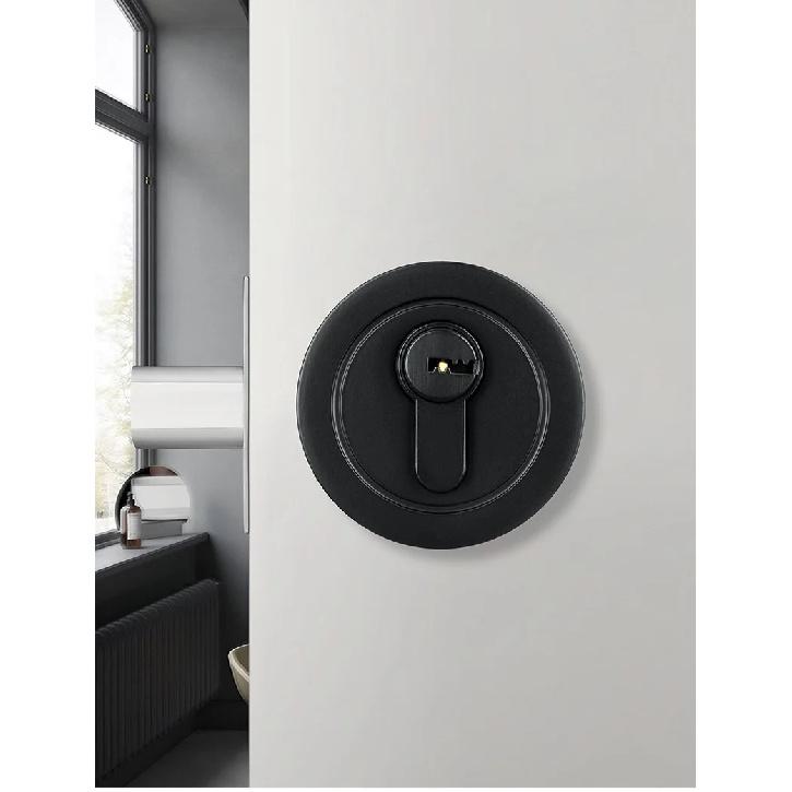 Copper Door Lock Cylinder Chrome Metal Deadbolt Single Cylinder Bolt for Home Door Gate