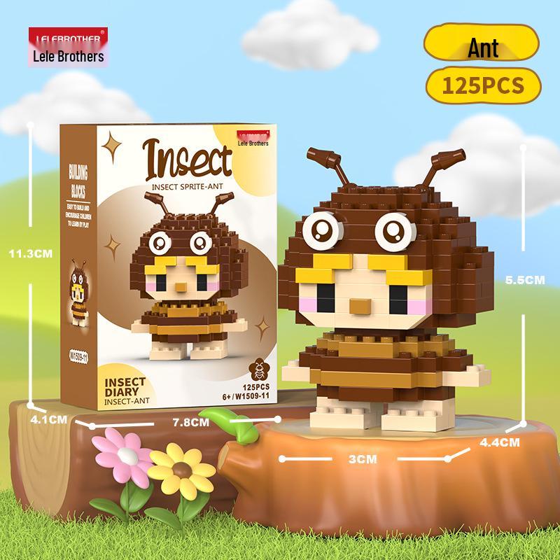 Trendy Anime Figurine Building Blocks Blind Box Toy - Compatible with LEGO, Ideal Gift for Elementary Students