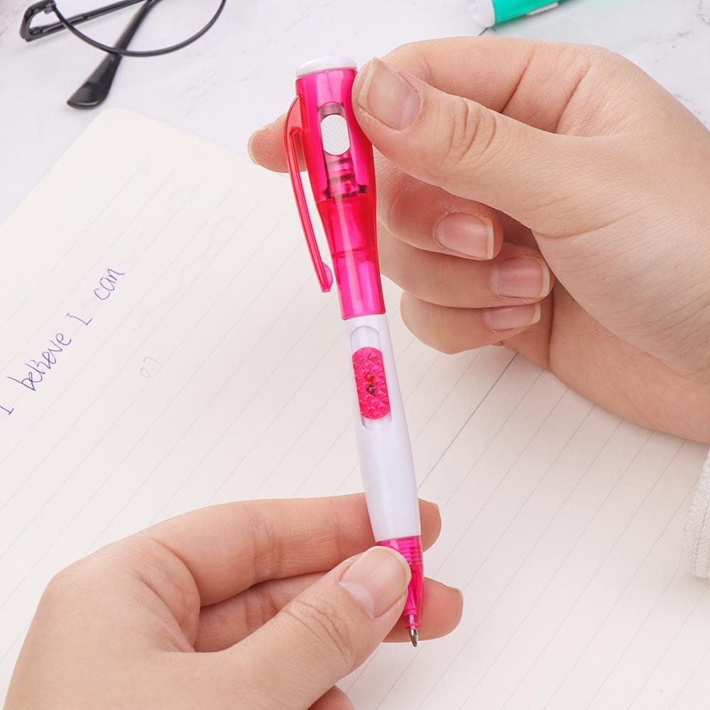 Novelty Stationery Illumination With Light LED Light Flashlight Pen Ballpoint Pen Ball Pens