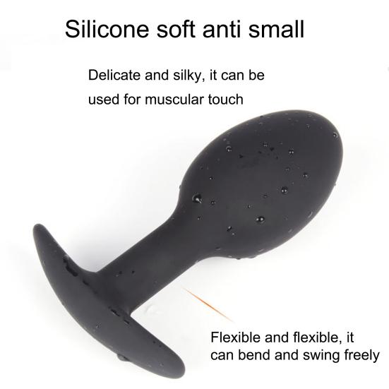 Унисекс Мягкий Силиконовый Расширитель G-Pot Массажер Анальная Анальная Пробка Секс Инструмент