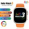 Мужские 2.04" Amoled Hello Watch 3 Смарт-часы Ultra Series 8 49 мм Компас Heart Rate E-book Женские 4 ГБ памяти Smartwatch