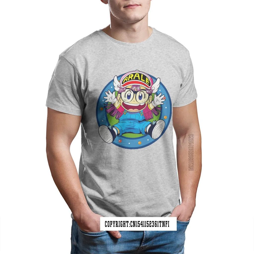 Arale Norimaki Happy Dr Slump японская черная футболка унисекса Homme футболки 100% хлопок унисекс