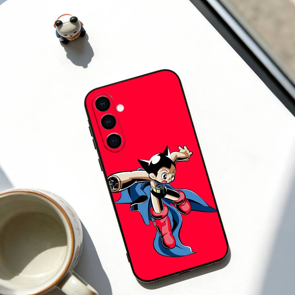 Astro Boy Phone Case For Samsung Galaxy A73,A72,A71,A70,A53,A52,A51,Others Soft Black Cover