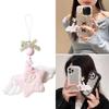 Handcrafted Bowknot Beaded Phone Pendant Delicate Star Angel Wing Phone Pendant Backpack Phone Peripherals Decorations