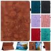 For Infinix Xpad PU Leather Exquisite Floral Embossed Design Tablet Case
