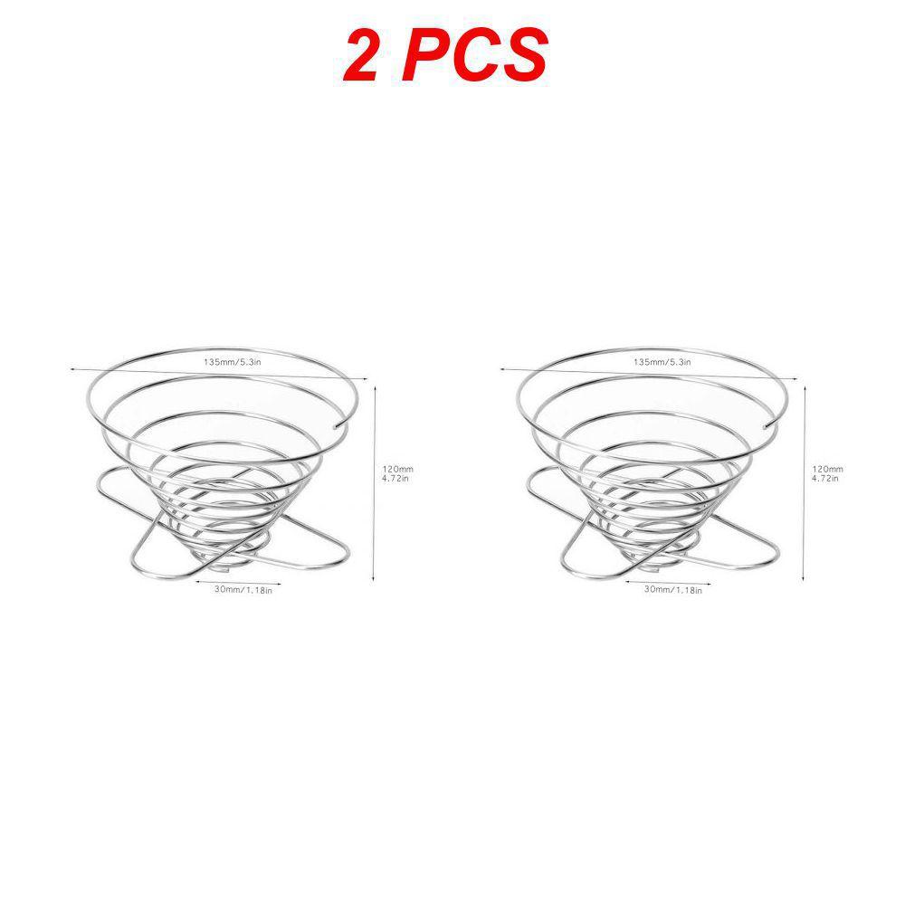 1/2/3 шт. Складная чашка-фильтр для кофе на открытом воздухе, портативная мини-кофеварка-эспрессо, капельница из нержавеющей стали, прямая поставка